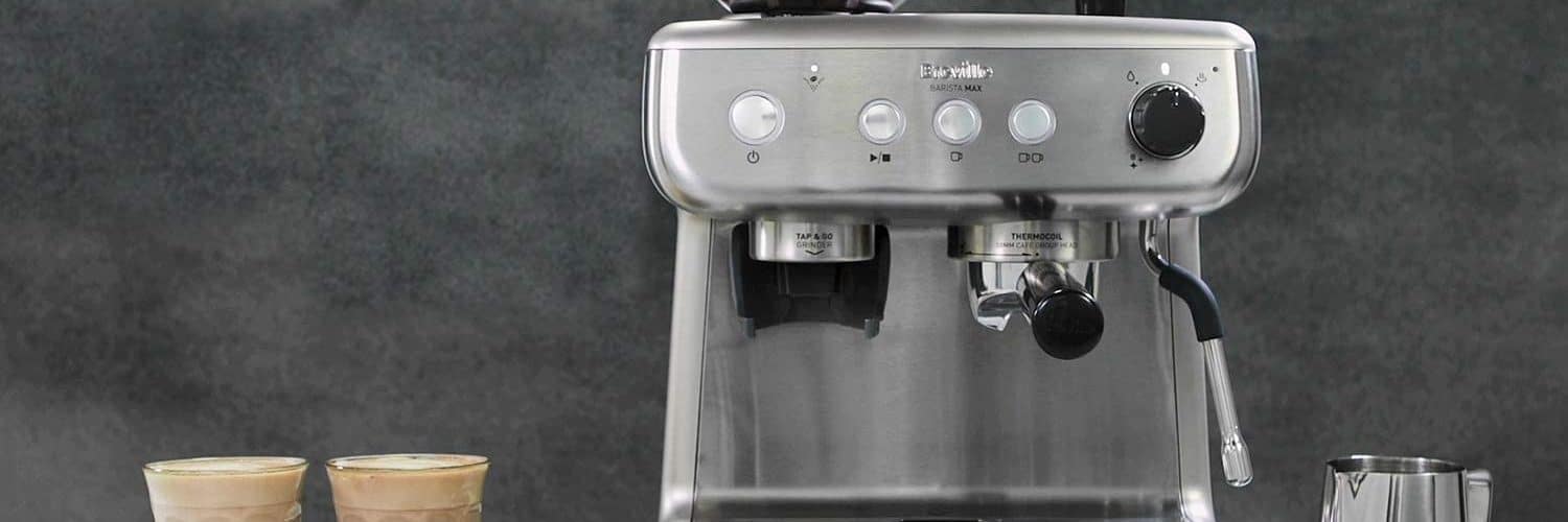 Zoom sur la cafetière Breville Barista Max